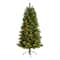 5ft. Pre-Lit West Virginia Mountain Pine Artificial Christmas Tree, Clear Lights